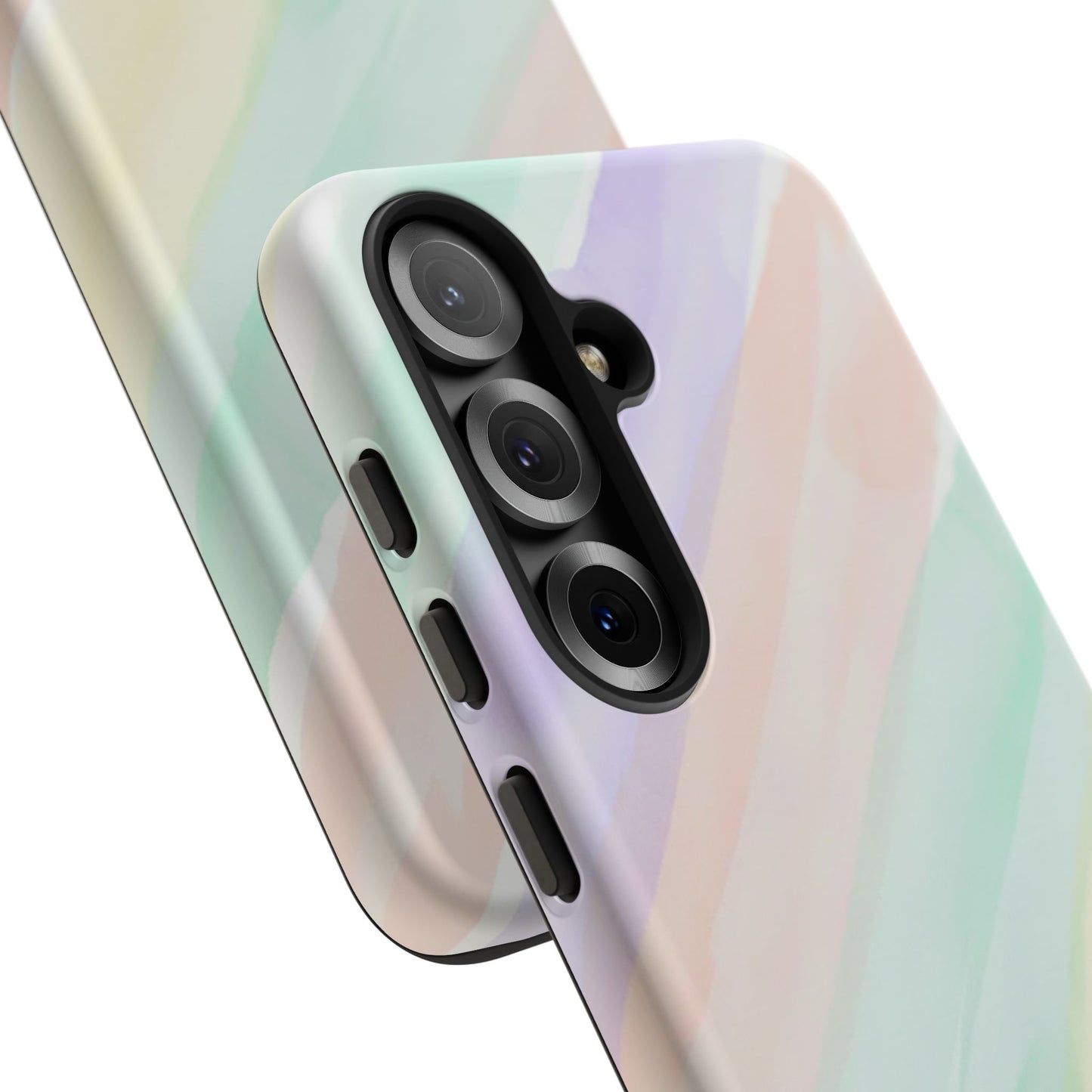Pastel Watercolor Stripe Tough Phone Case