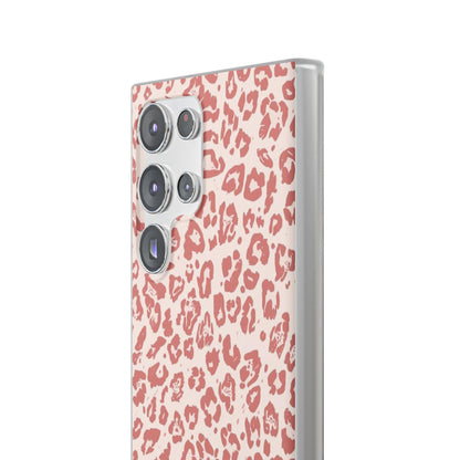 Pink Leopard Print Phone Case – Slim Flexible Protective Cover