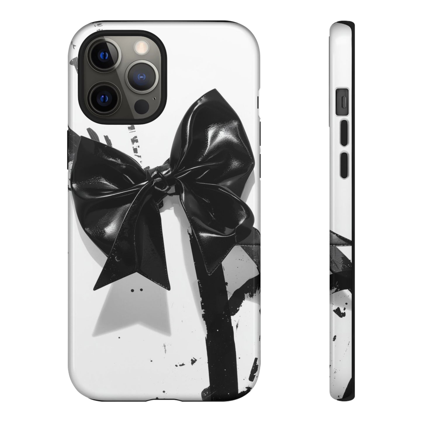 Phone Case — Black Bow Graphic Protective Cover