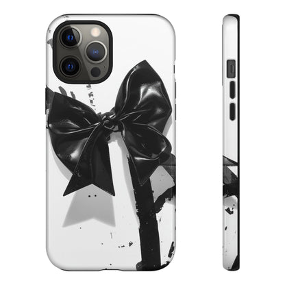 Phone Case — Black Bow Graphic Protective Cover
