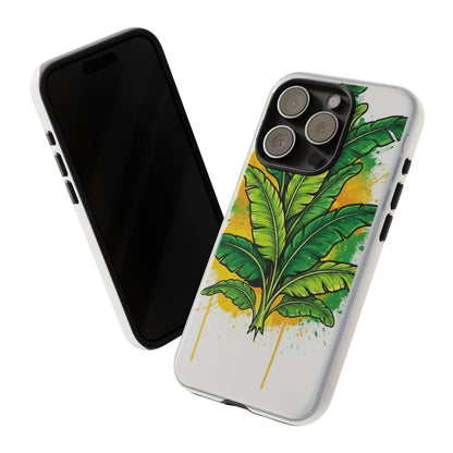 Tropical Banana Leaf Phone Case — Vibrant Green Plant Protector