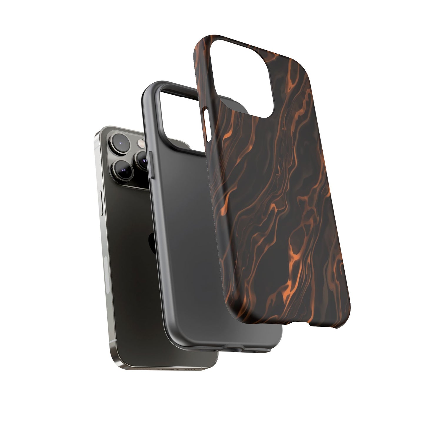 Copper Swirl Phone Case — Tough Protective iPhone Cover