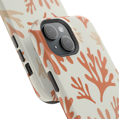 Coral Reef Magnetic Impact Phone Case — Protective MagSafe-Compatible Design