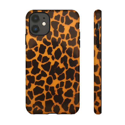 Leopard Print Tough Phone Case — Slim Protective iPhone Cover