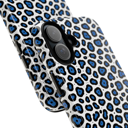 Blue Leopard Print Phone Case – Tough Protective Cover