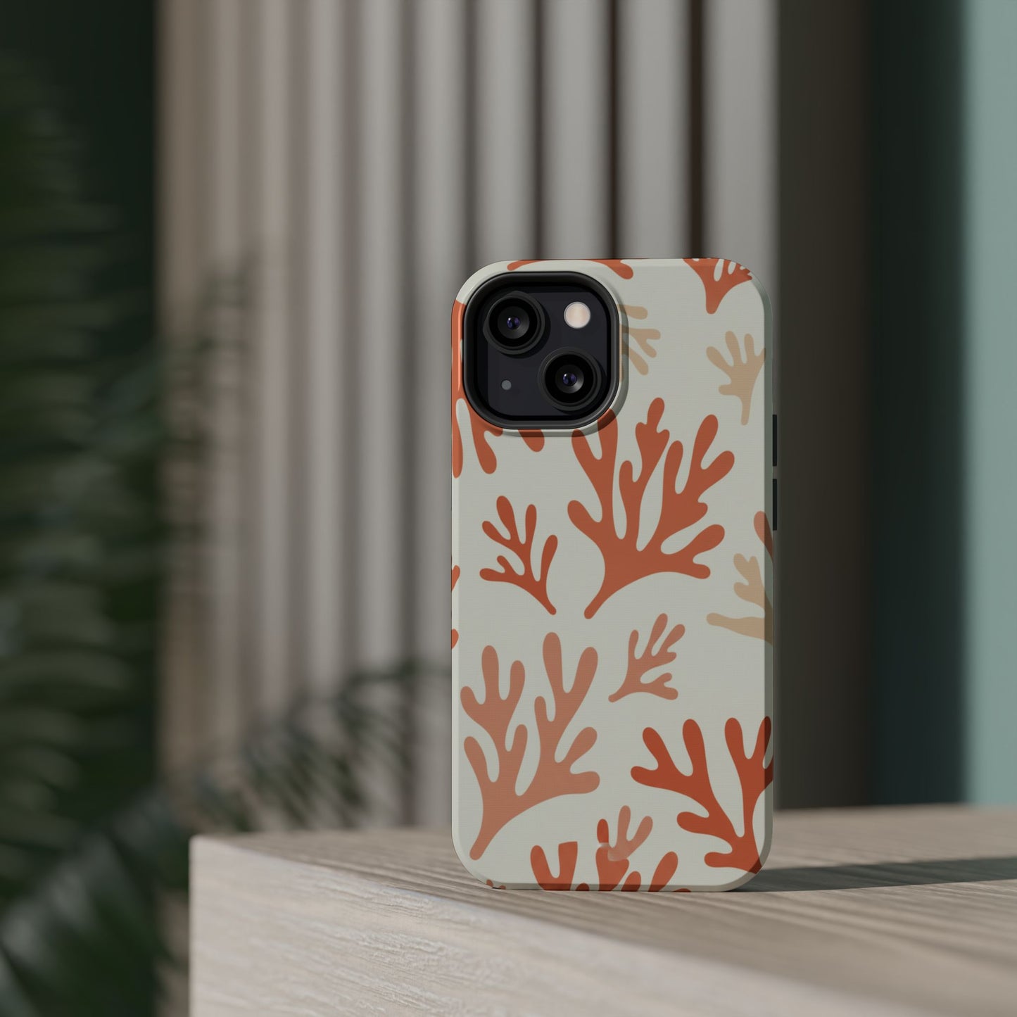 Coral Reef Magnetic Impact Phone Case — Protective MagSafe-Compatible Design