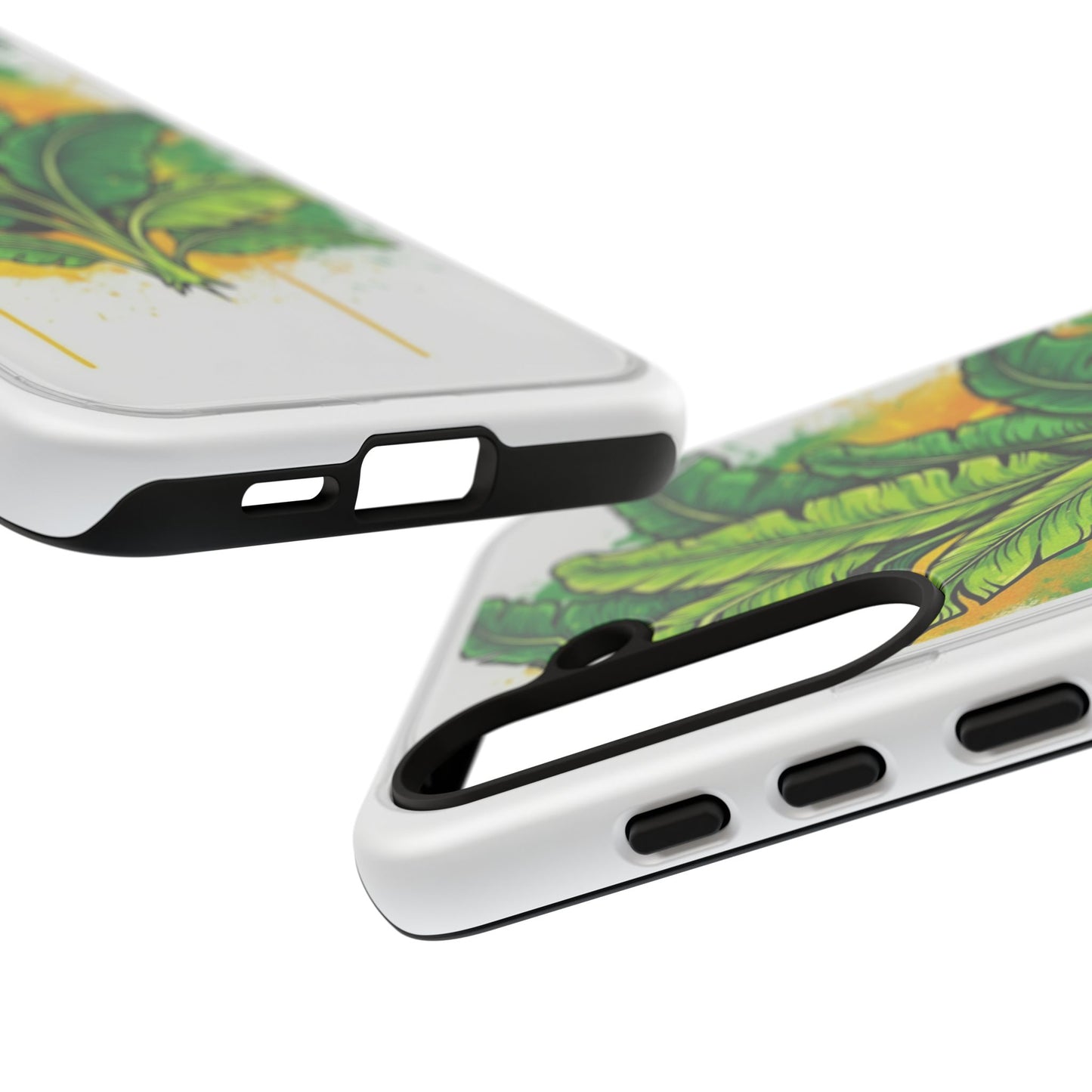 Tropical Banana Leaf Phone Case — Vibrant Green Plant Protector