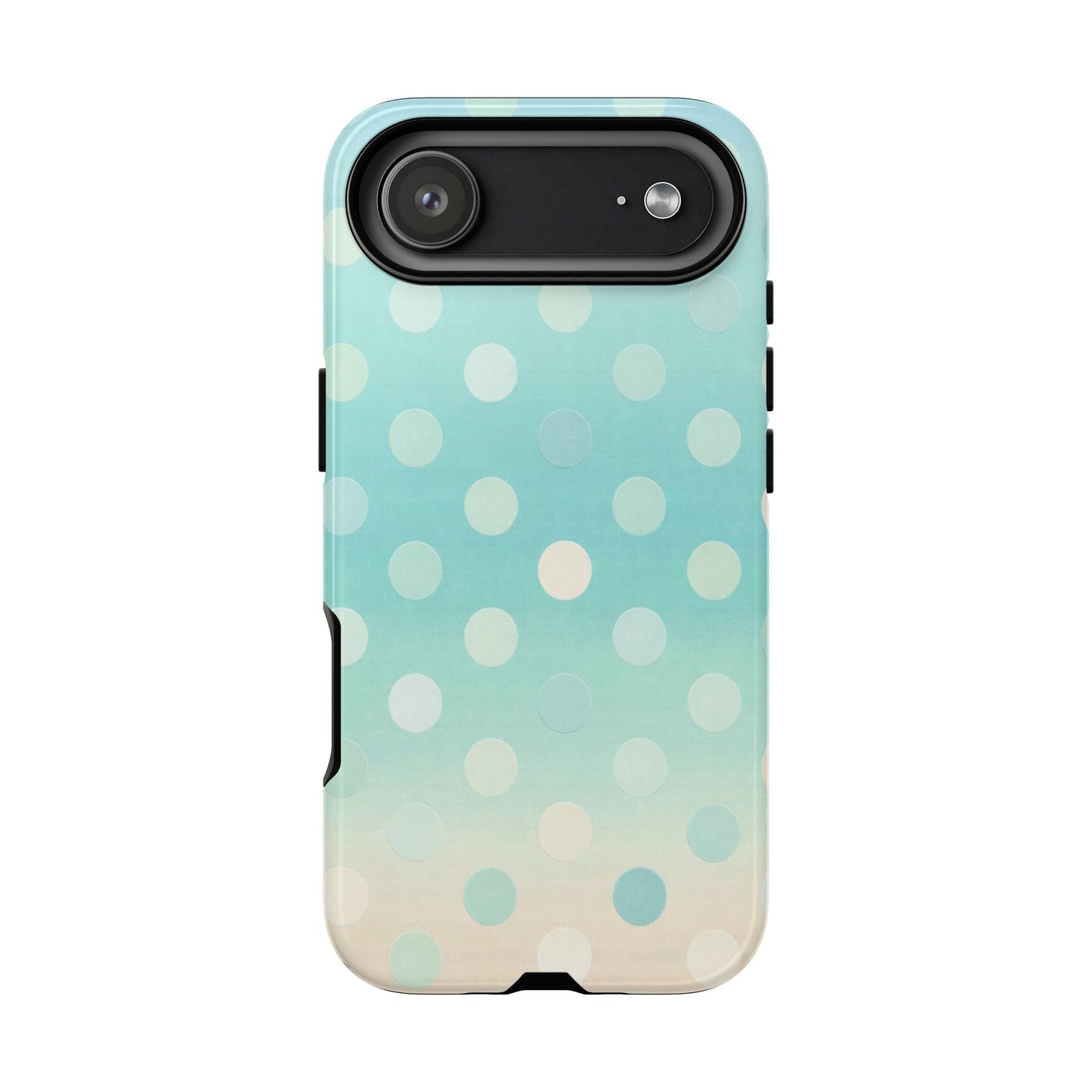 Abstract Palm Tough Phone Case — Minimal Coastal Blue Protective Cover