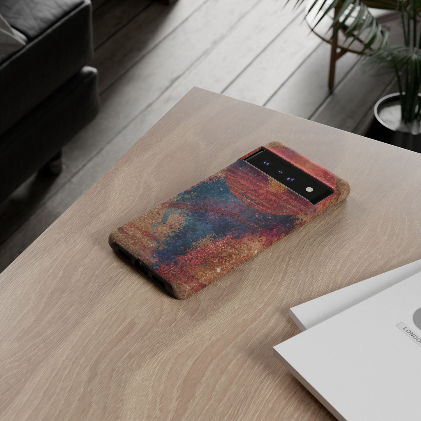 Retro Sunset Tough Phone Case