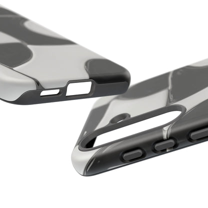 Black & White Abstract Pattern Tough Phone Case