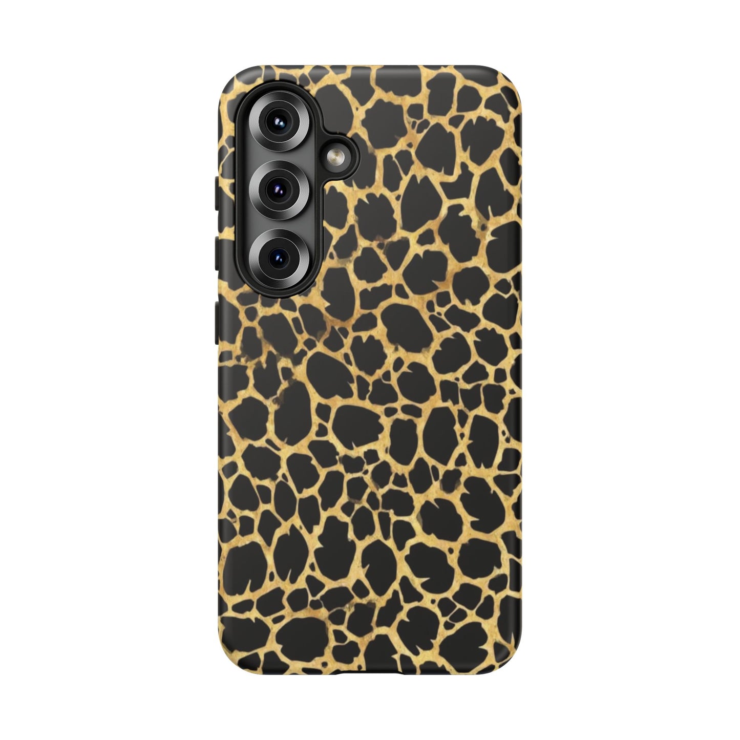 Giraffe Print Tough Phone Case — Durable Leopard-Style Protective Cover