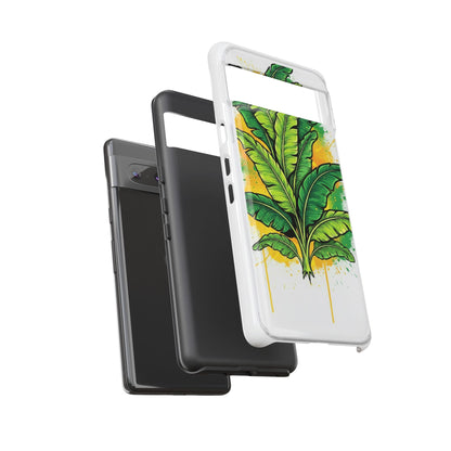 Tropical Banana Leaf Phone Case — Vibrant Green Plant Protector