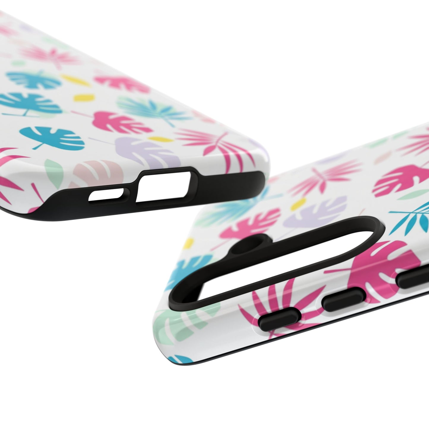 Tropical Leaf Phone Case — Colorful Pastel Monstera & Palm iPhone Case