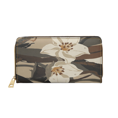 Women's Botanical Wallet - Everyday Zippered Wallet