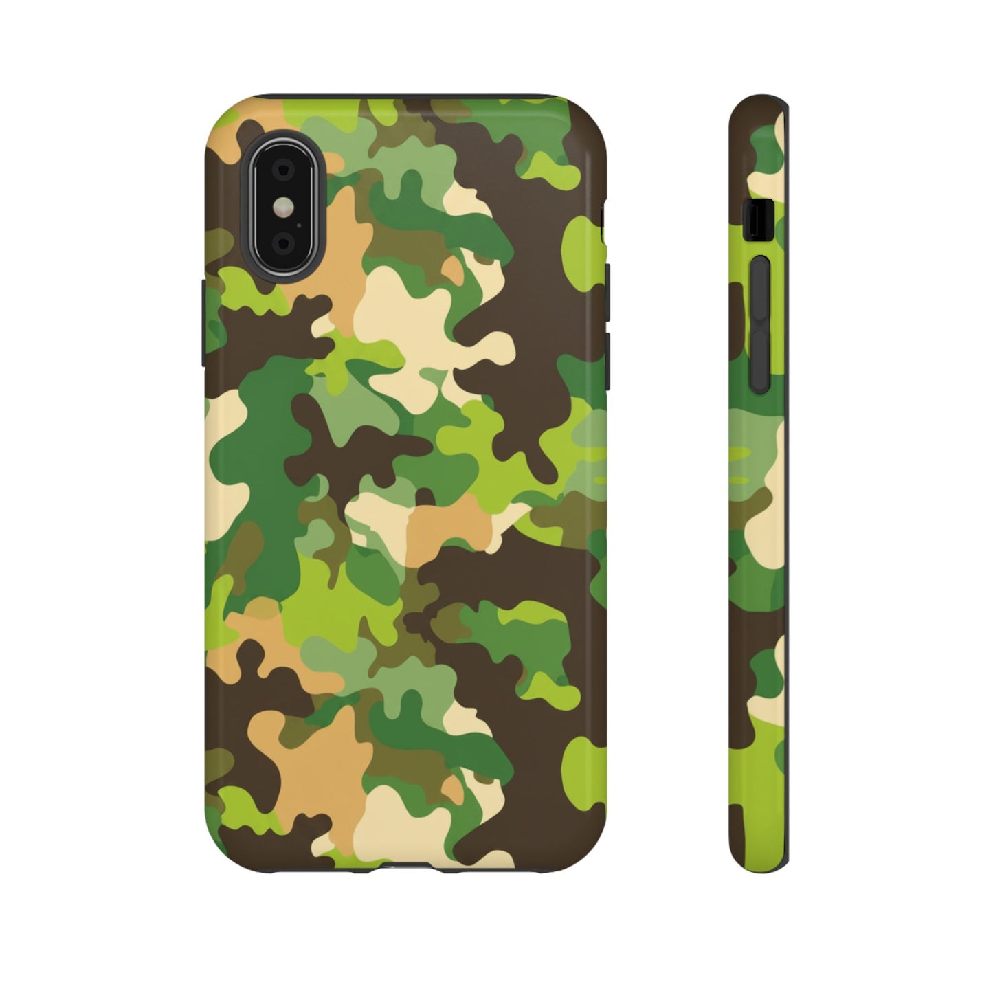 Camouflage Tough Phone Case — Military Camo Protective Cover