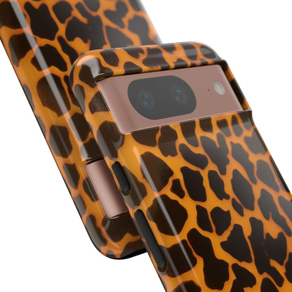 Leopard Print Tough Phone Case — Slim Protective iPhone Cover