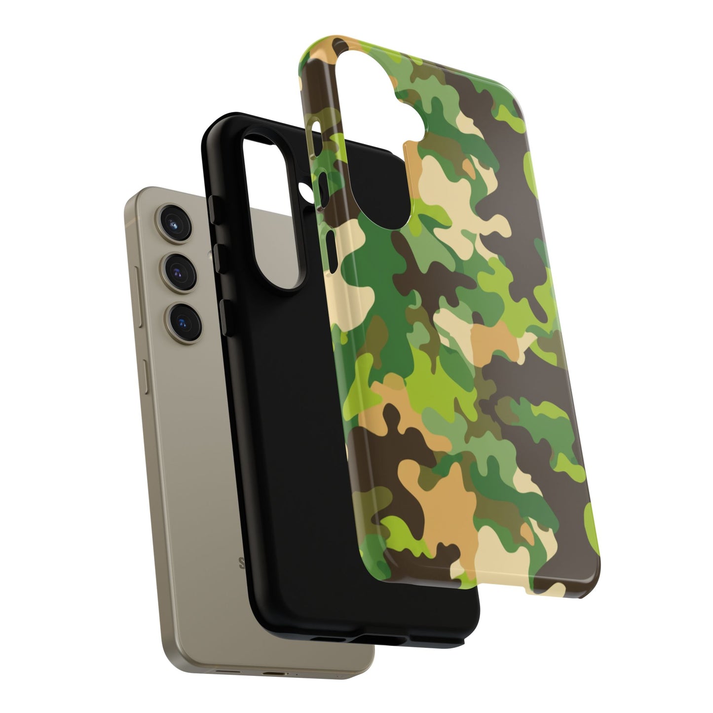 Camouflage Tough Phone Case — Military Camo Protective Cover