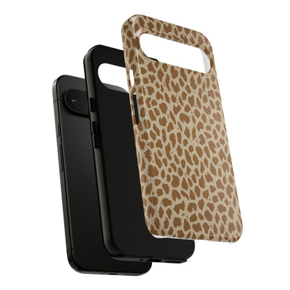 Leopard Print Tough Phone Case — Slim Protective Animal Pattern
