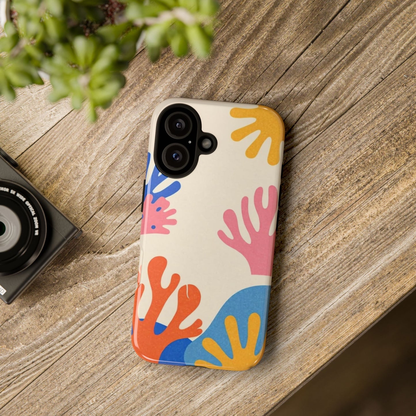 Tough Cases — Colorful Coral Pattern Phone Case