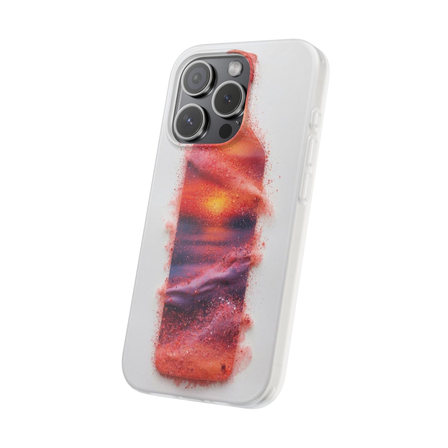 Galaxy Bottle Phone Case — Abstract Cosmic Beverage Design Flexible Case