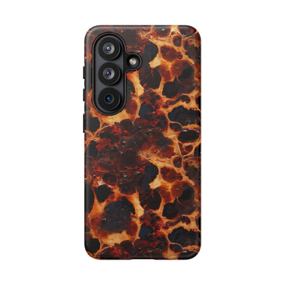 Tortoiseshell Phone Case — Protective iPhone Cover with Classic Amber Pattern