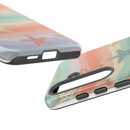 Starfish Wave Tough Phone Case — Pastel Beach Protective Cover