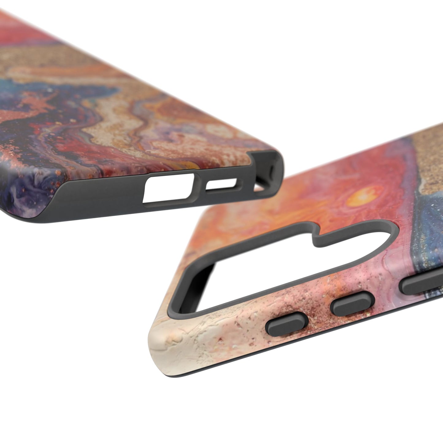 Sunset Coast Phone Case — Colorful Abstract Beach Art Tough Case