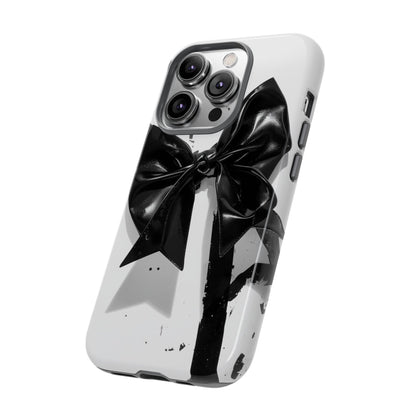 Phone Case — Black Bow Graphic Protective Cover
