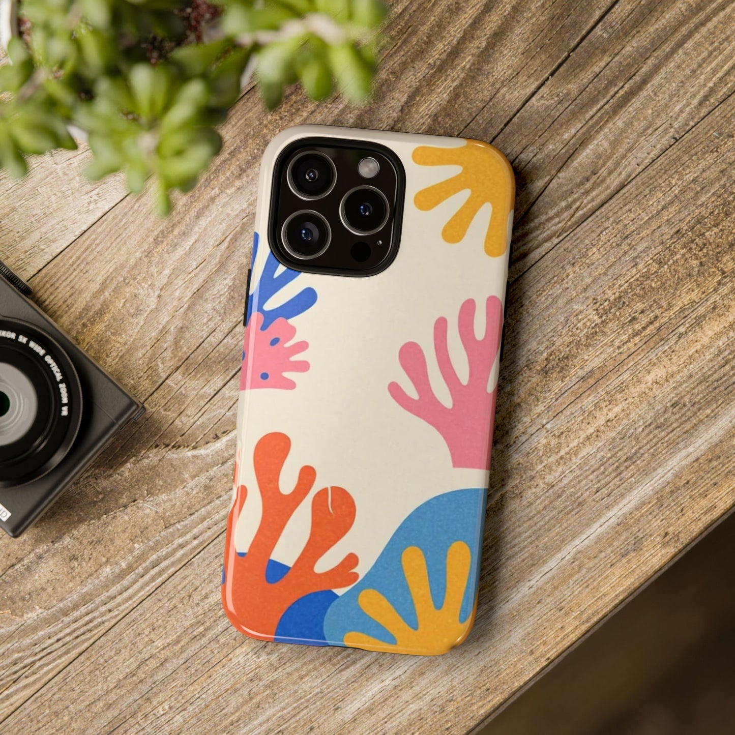 Tough Cases — Colorful Coral Pattern Phone Case