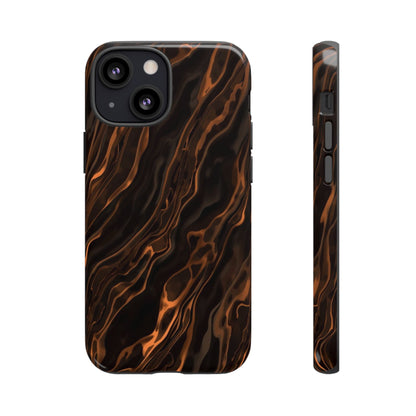 Copper Swirl Phone Case — Tough Protective iPhone Cover