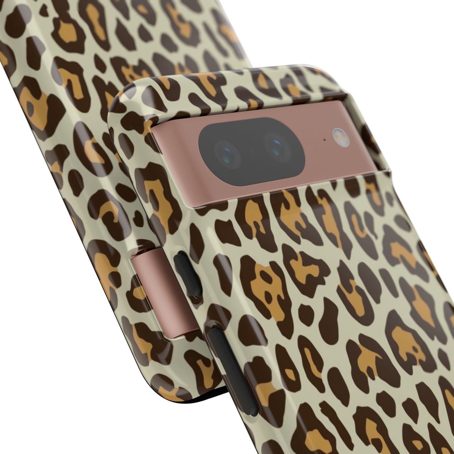 Leopard Print Tough Phone Case — Durable Protective Animal Print Case