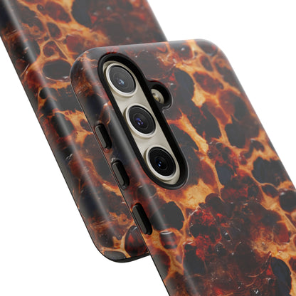 Tortoiseshell Phone Case — Protective iPhone Cover with Classic Amber Pattern