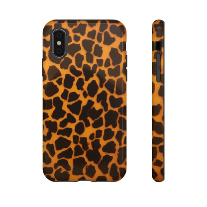 Leopard Print Tough Phone Case — Slim Protective iPhone Cover