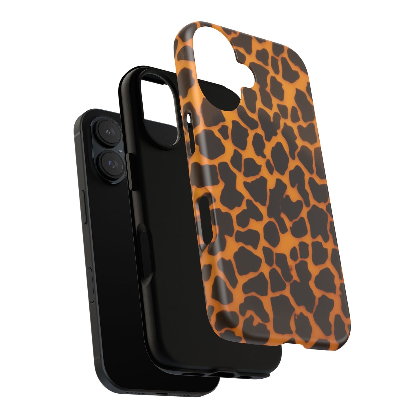 Leopard Print Tough Phone Case — Slim Protective iPhone Cover