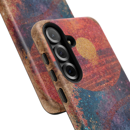 Retro Sunset Tough Phone Case