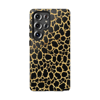 Giraffe Print Tough Phone Case — Durable Leopard-Style Protective Cover