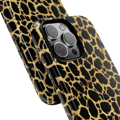 Giraffe Print Tough Phone Case — Durable Leopard-Style Protective Cover