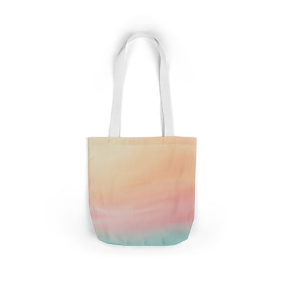 Pastel Sunset Canvas Tote Bag