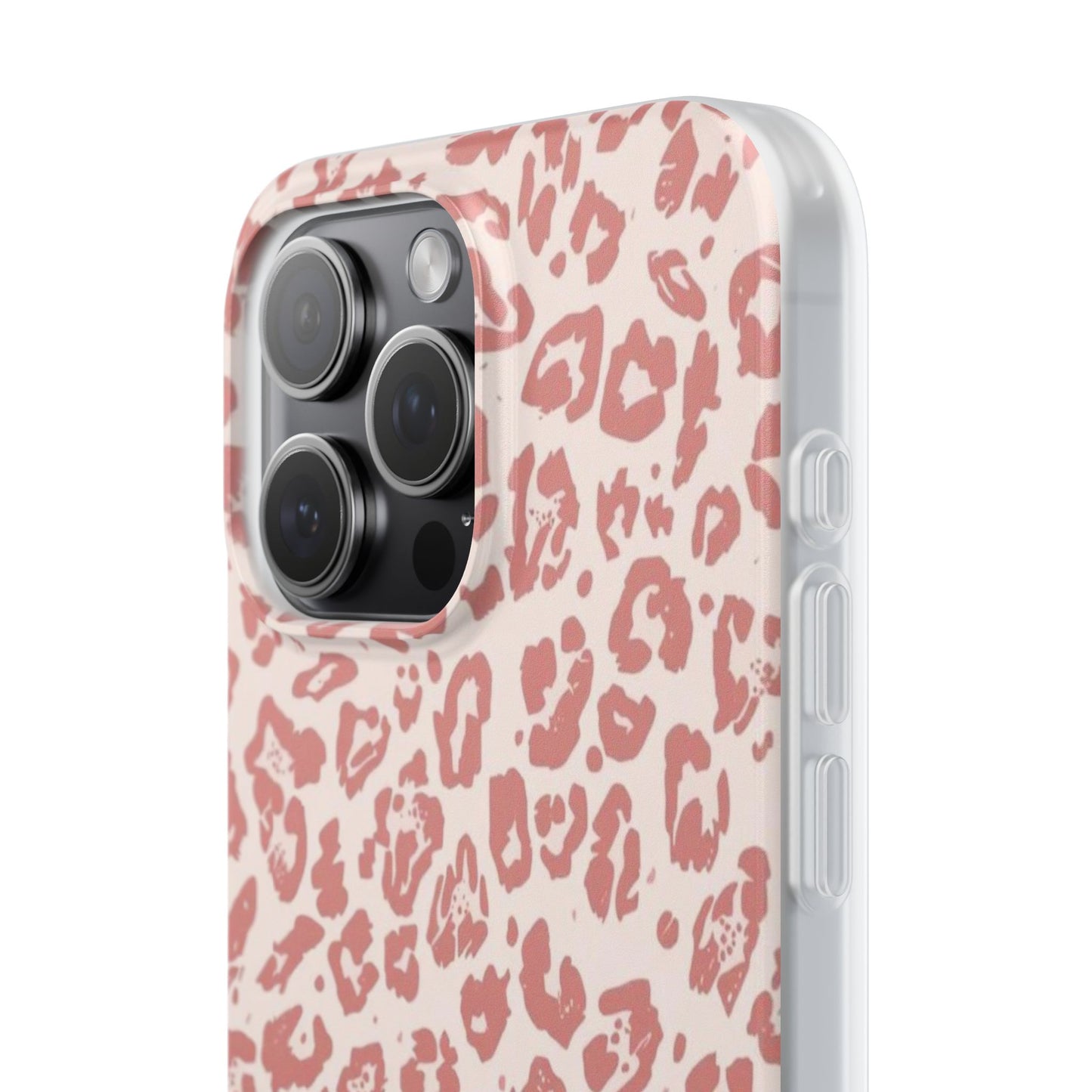 Pink Leopard Print Phone Case – Slim Flexible Protective Cover