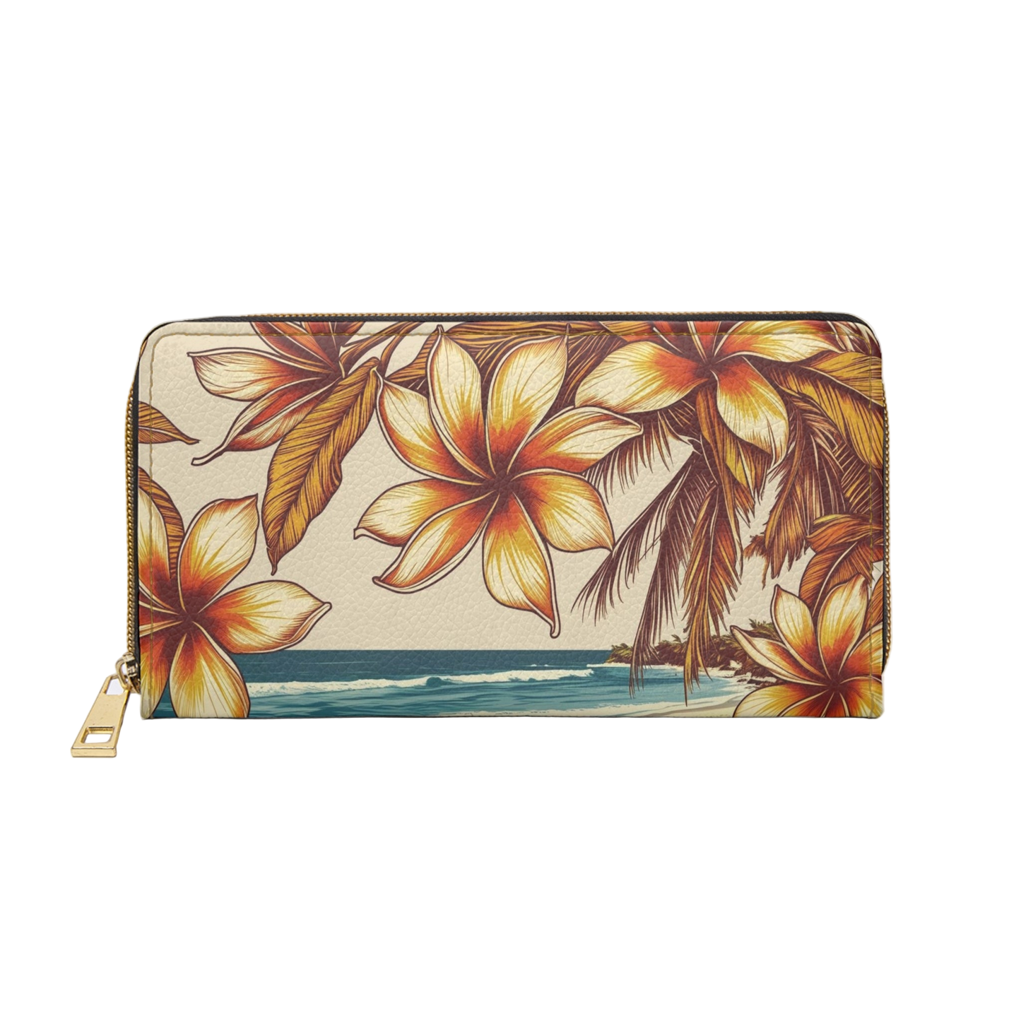 Women's Tropical Wallet - Coastal Palms Vegan Wallet