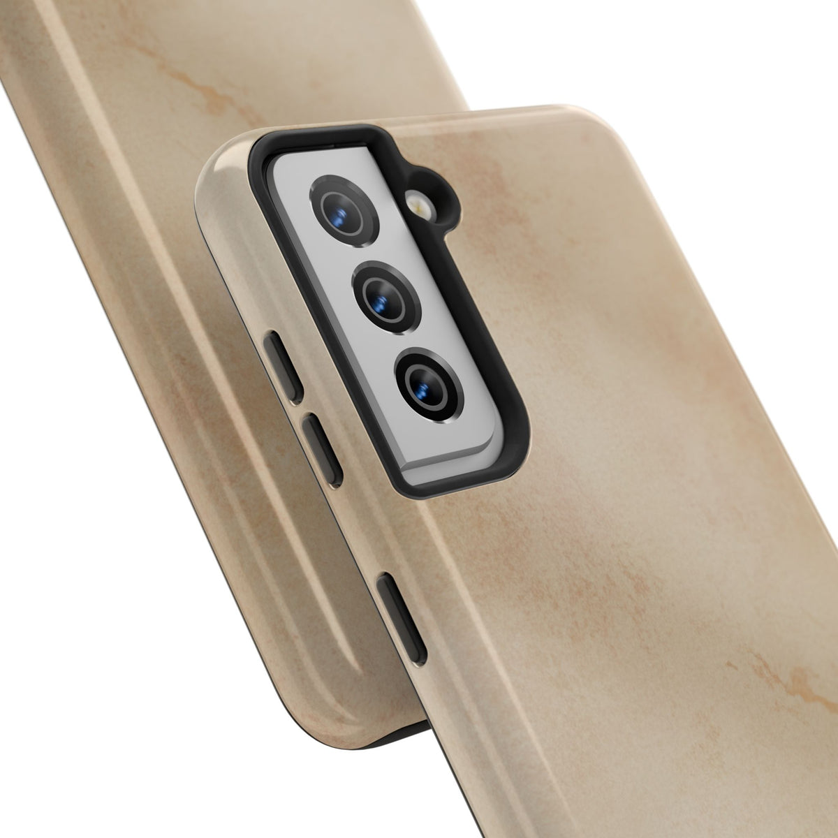 Tough Phone Case — Vintage Beige Marble Protective Phone Cover