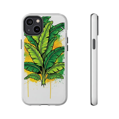 Tropical Banana Leaf Phone Case — Vibrant Green Plant Protector