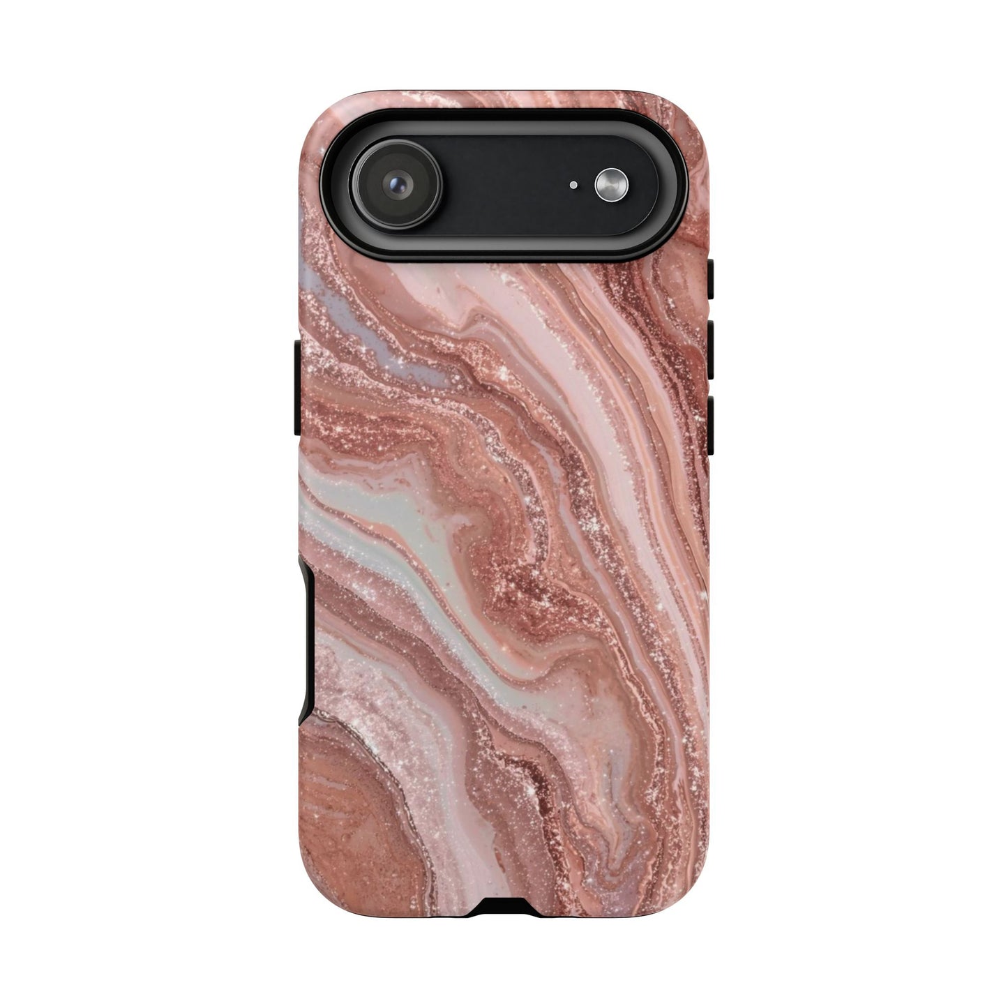Rose Gold Marble Tough Phone Case