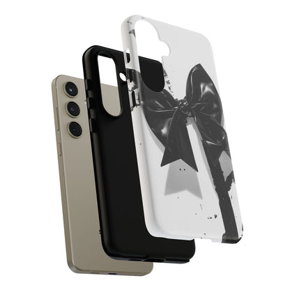Phone Case — Black Bow Graphic Protective Cover
