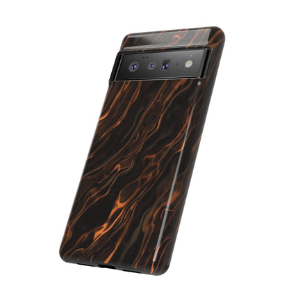 Copper Swirl Phone Case — Tough Protective iPhone Cover