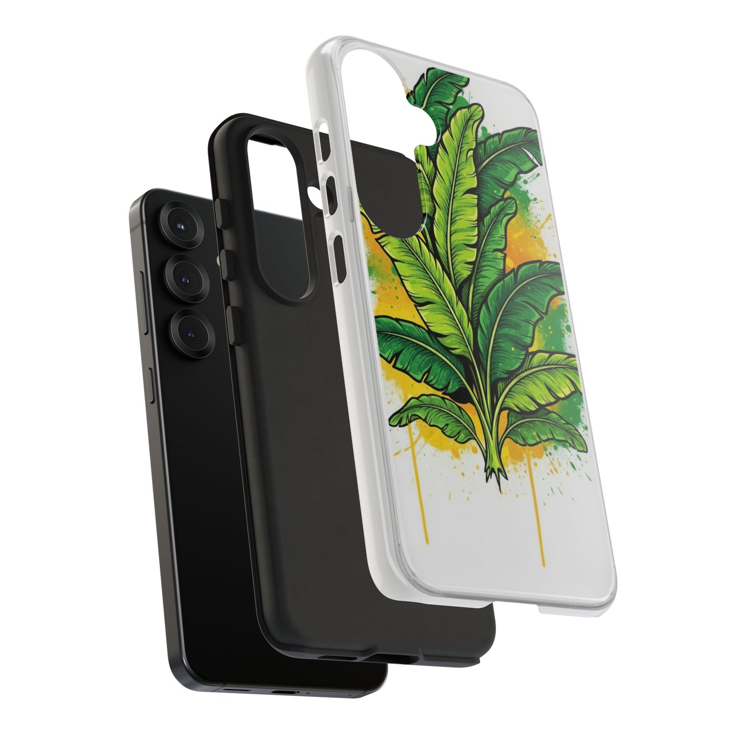 Tropical Banana Leaf Phone Case — Vibrant Green Plant Protector
