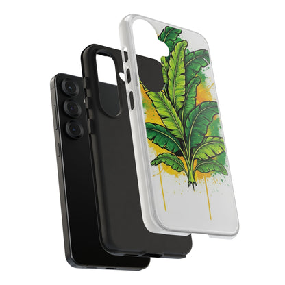 Tropical Banana Leaf Phone Case — Vibrant Green Plant Protector