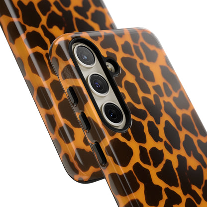 Leopard Print Tough Phone Case — Slim Protective iPhone Cover