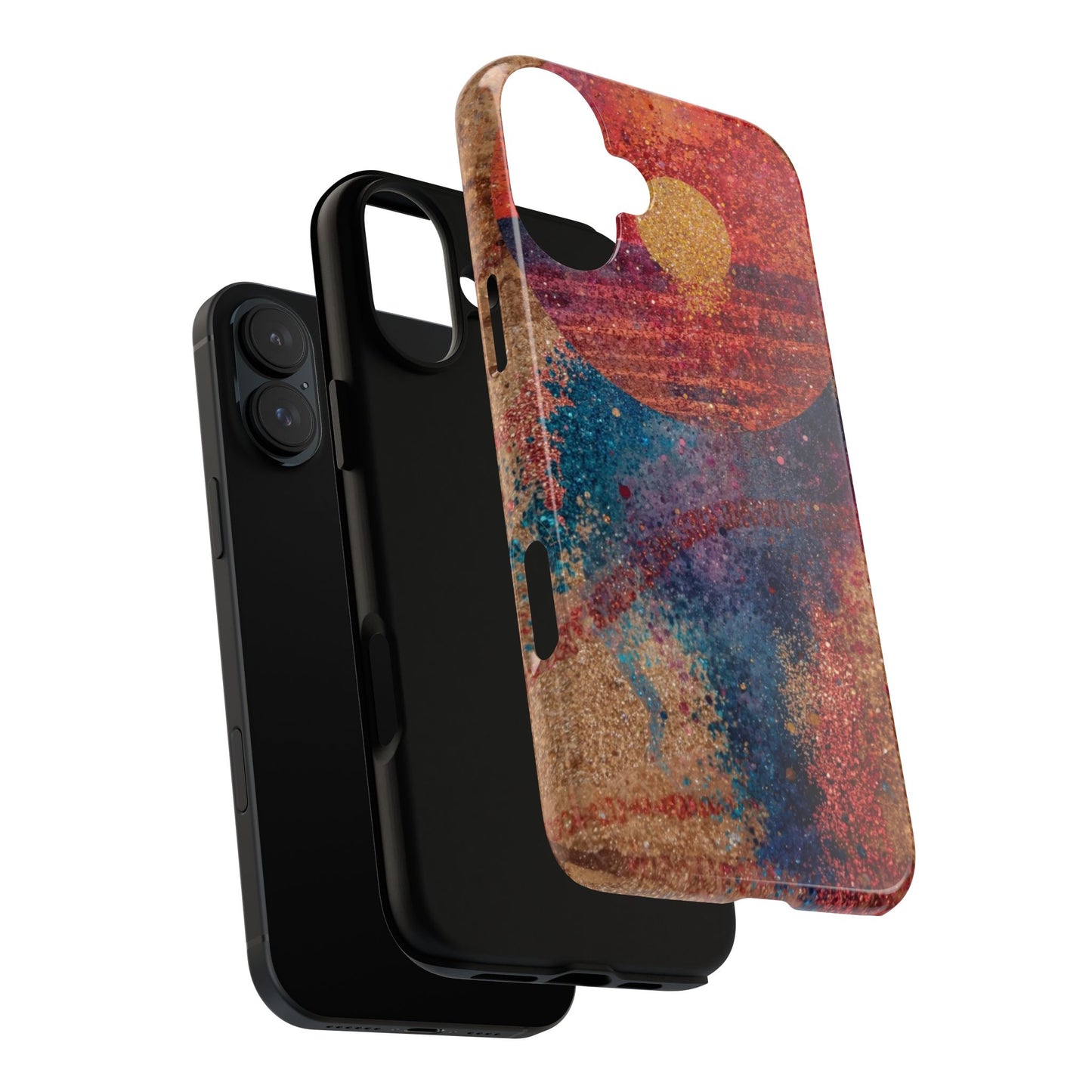 Retro Sunset Tough Phone Case