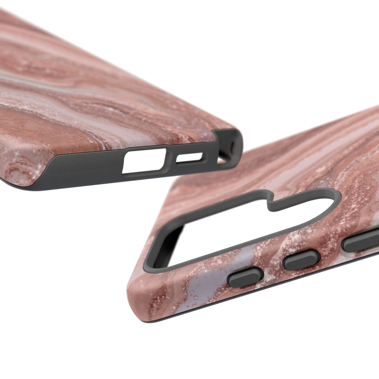 Rose Gold Marble Tough Phone Case